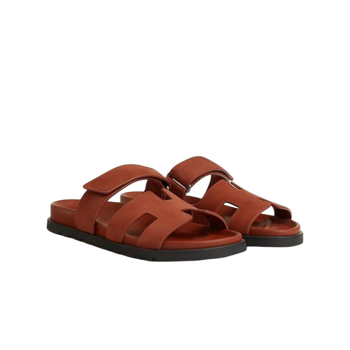 Hermès Chypre sandal 'marron muscavado'