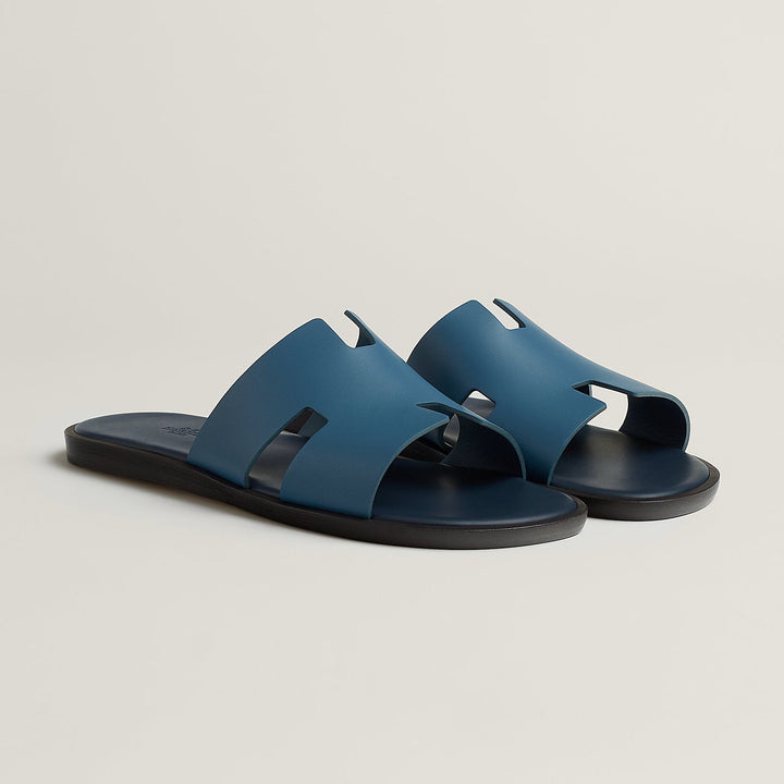 Hermès Izmir sandal 'Bleu Turquin / Marine'
