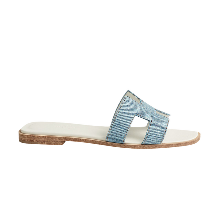 Hermès Oran sandal 'bleu clair'